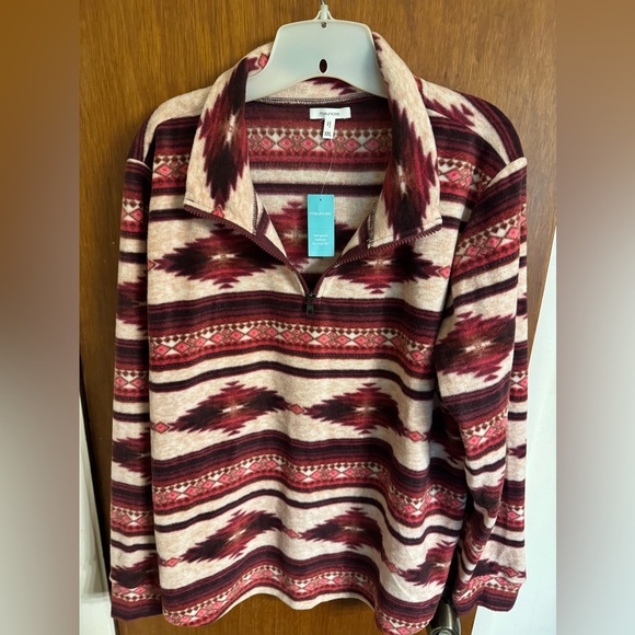 New with tags, ladies size XXL fleece pullover from Maurices with 1/4 zip. - Picture 11 of 15